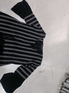 Stylish Striped abaya