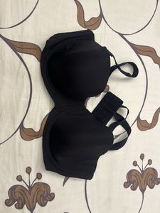 Classic  Black wired  multiway wear Bra