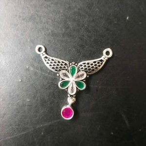 Pure Silver Antique Mangalsutra Pendant
