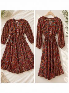 Bohemian Print Button-Down Kurta