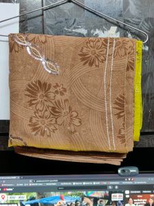 Embroidered Silk Saree