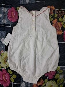 Adorable Giraffe Print Baby Romper