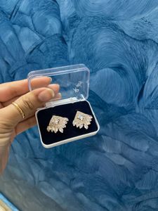 Sparkling Geometric Stud Earrings