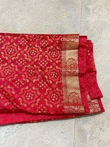 New Red Saree❤️❤️