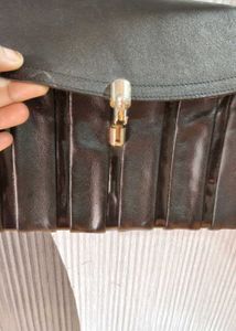Chic Black Leather Shoulder Bag