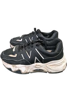 Stylish Black Chunky Sneakers| UK 4