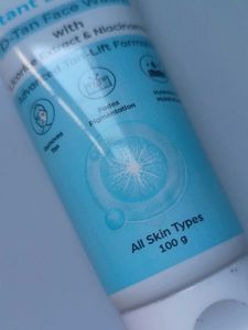 Sanfe Instant BrightUp D-Tan Face Wash