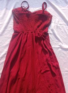 Stunning Red Sequin Party Dress