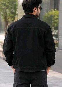 Zara Men’s 2XL Oversized Black Denim Jacket