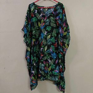 Tropical beach coverup