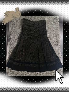 Vintage velvet polka dot winter skirt 🐈‍⬛️✨️