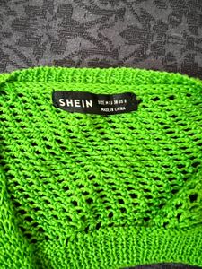 Shein Neon Green beach 👗