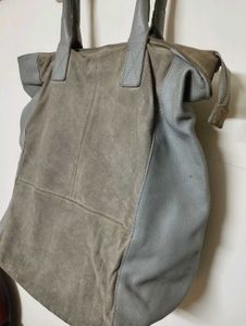 PURE leather tote bag