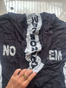 WESTSIDE Black Hoodie with "No Problem" Print