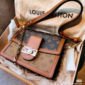 LOUIS VUITTON**DAUPHINE MM SATCHEL BAG* WD BOX