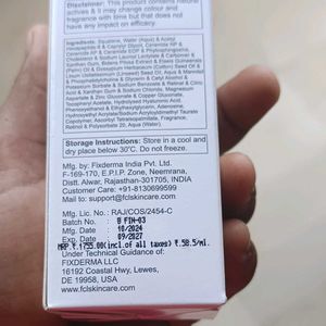 Fixderma Intensive Night Serum