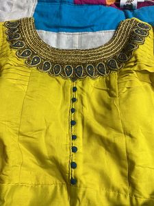 Straight A Line Kurta &amp; Othni Set
