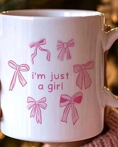 Cute "I'm Just A Girl" Mug