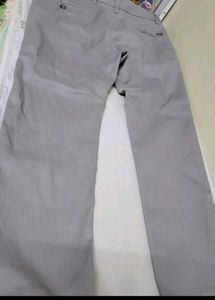 Men's Stretchable Grey Trousers (one time wear)