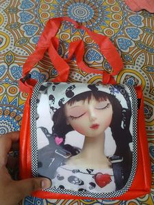 Cute Doll Design Crossbody Bag
