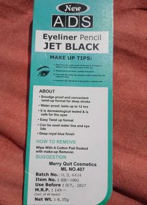 Black Jet Eyeliner Pencil