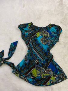 Bohemian Paisley Print Blouse