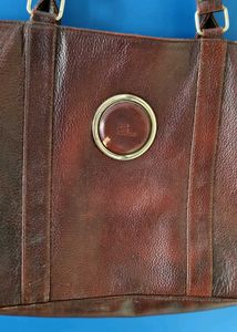 Classic Brown Leather Tote Bag