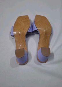 Women's Lavender Bow Heels