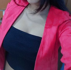 Hot Pink Textured Blazer💗