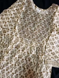 Partywear Nayra Cut 3 Piece Kurta Set