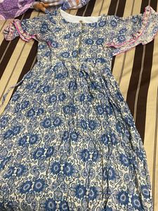 set of two  Bohemian Floral Print Maxi D