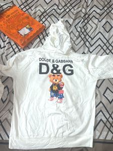 D&amp;G White Graphic Tee