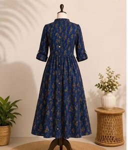Project Eve Foil print Anarkali kurta