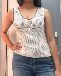 Cute Heart Print Tank Top