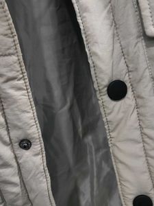 SNITCH Stylish Beige Puffer Jacket