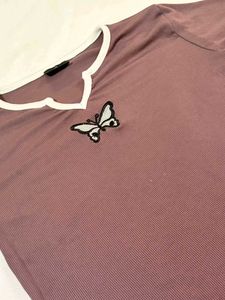 Cute Butterfly Graphic T-Shirt