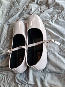 Ballet Flats with Ankle Strap
