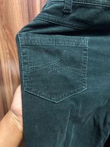 Dark Green Corduroy Pants