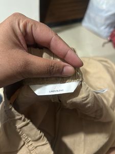 Casual Linen Blend Pants