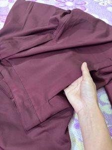 Burgundy formal pant