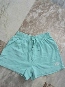 Zara Comfortable Mint Green Shorts
