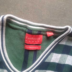 Checked Sweater Vest by Buffalo David Bitton