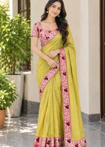 beautiful gotta patti silk saree