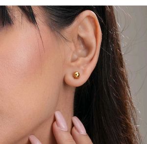 Palmonas:: Classic Gold Ball Stud Earrings