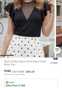 Chic Black V-Neck Top