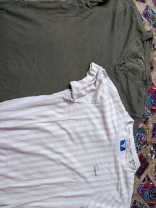 Striped & Olive T-Shirts (2 Pack)