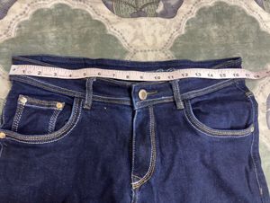 Raw Navy Blue Denim Jeans