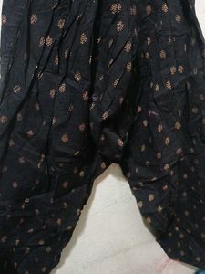 Black Printed Palazzo Pants