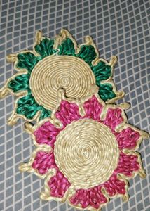 Handmade Jute Coasters - Set of 2