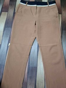 Stylish Tan Wide Leg Pants